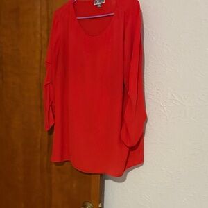 Elegant Red Women's Top
